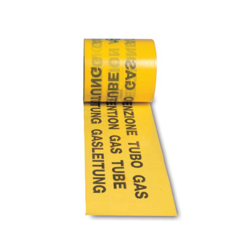 Nastro di segnalazione tubazioni gas 12 cm - Facot GASEC0120N GASEC0120N 1