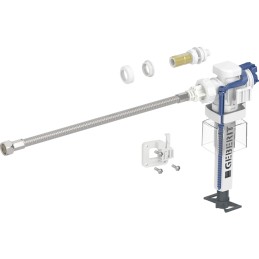 Rubinetto a galleggiante Geberit tipo 383 allacciamento idrico laterale, 3/8", codolo in ottone - Geberit 240.785.00.5 240.785.0