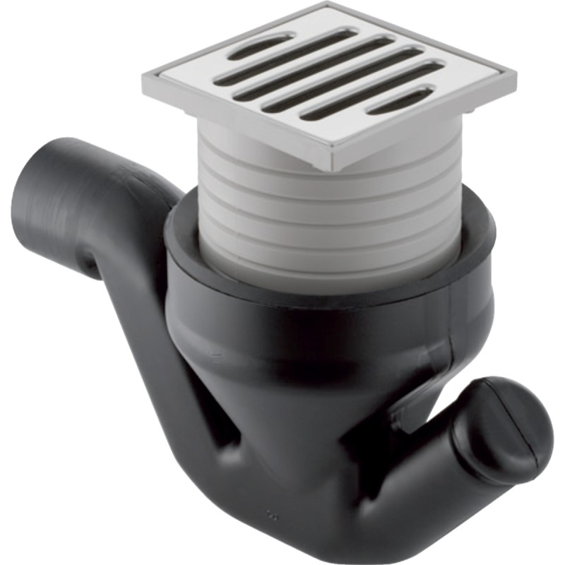 Scarico a pavimento 50 mm con griglia 10x10 cm - Geberit 361.613.00.1 361.613.00.1 1