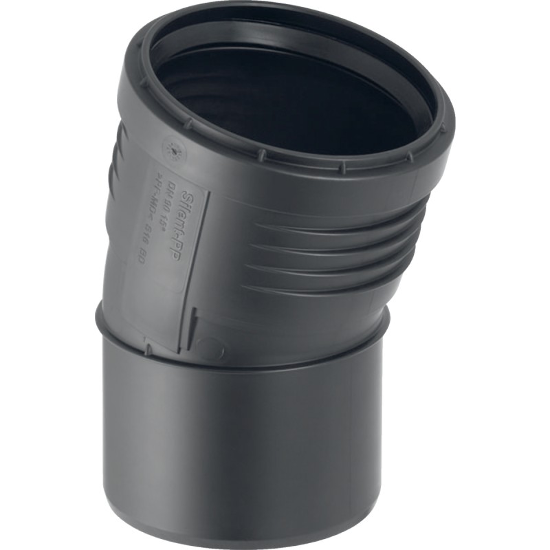 Curva Geberit Silent-PP 15° per scarichi 40 mm - Geberit 390.120.14.1 390.120.14.1 1