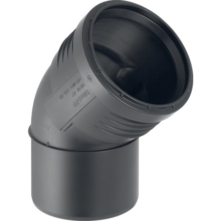 Curva Geberit Silent-PP 45° per scarichi 90 mm - Geberit 390.422.14.1 390.422.14.1 1