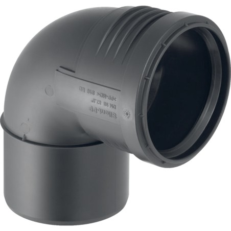 Curva Geberit Silent-PP 87,5° per scarichi 90 mm - Geberit 390.424.14.1 390.424.14.1 1