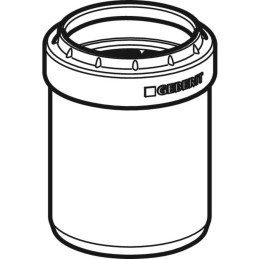 Silent-PP riduzione concentrica corta 50/40 mm - Geberit 390.278.14.1 390.278.14.1 2