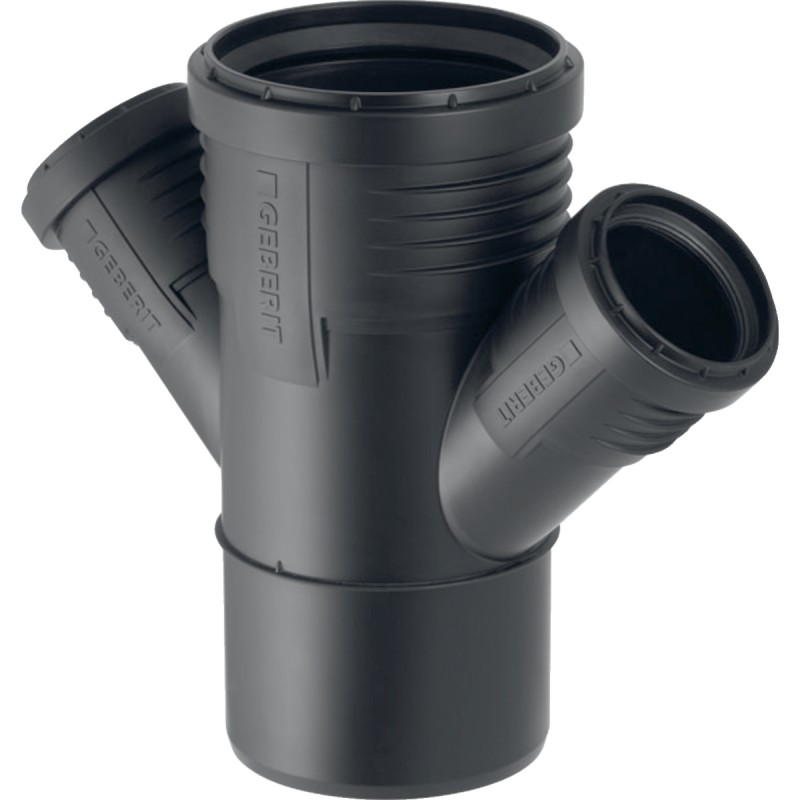 Silent-PP braga doppia 45° scarico ø90/50 mm - Geberit 390.469.14.1 390.469.14.1 1