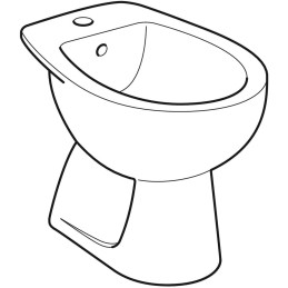 Colibrì bidet a pavimento monoforo - Geberit 500.889.00.1 500.889.00.1 2