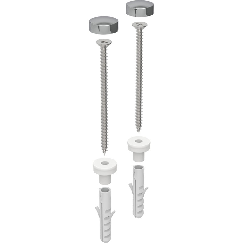 Kit fissaggio vaso e bidet a pavimento cromato - Geberit 500.896.00.1 500.896.00.1 1