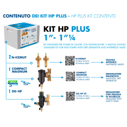 KIT HP PLUS kit protezione pompa di calore 1"1/4 - MUT 7.030.03885 7.030.03885 2